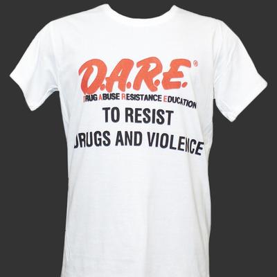 Anti Drugs and Violence Slogan Protest T-SHIRT Unisex S-3XL