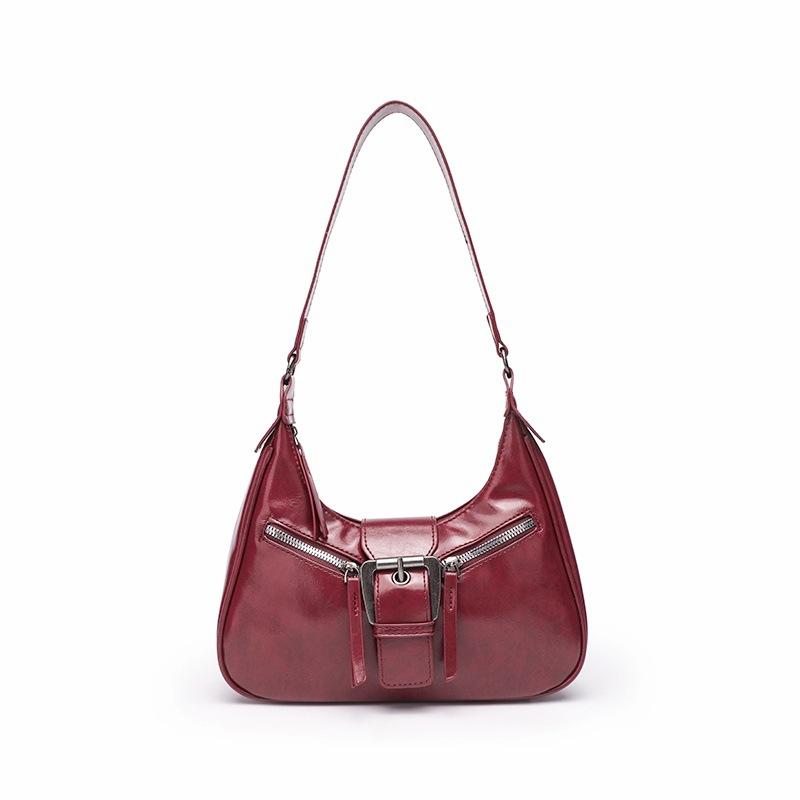 

Vintage Y2k Shoulder Bags for Women Cool Hot Girls Underarm Motorcycle Bag Luxury Denim Leather Female Small Handbags Tote Purse вино красного