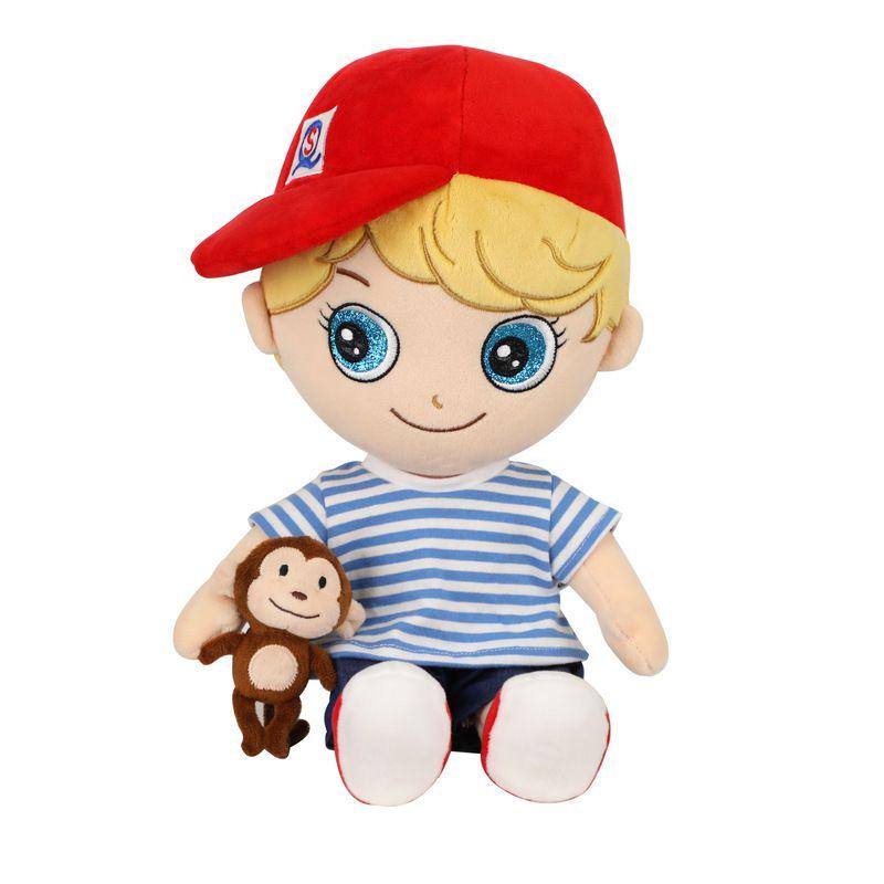 

Cute Ragdoll Cuddly Toy With Detachable Pet Clothes Perfect Baby Soothing Gift Monkey Pet Boy