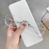 Korean Fashion Style Oval Eyeglasses Frame Round Glasses Shades Glasses for Women/Men