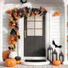 Realistic Halloween Leaf Vines Plastic Fake Leaves Hanging Decor  Front Door Decor