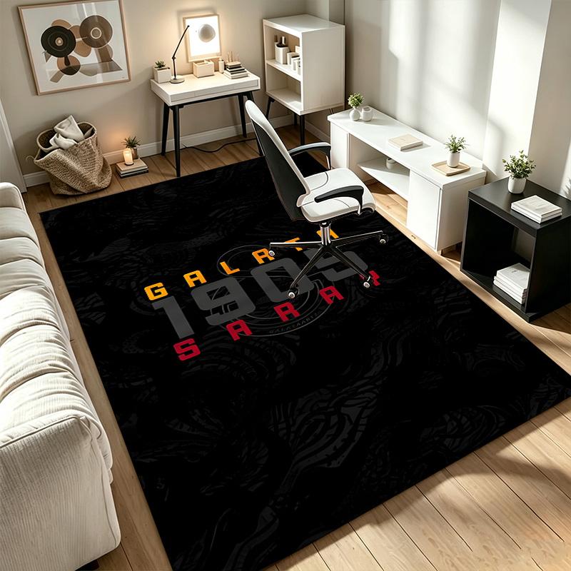 Galatasaray S.K. A rug suitable for office chair areas living rooms and computer desks perfect for home offices and an ideal holiday gift