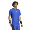 Adidas Short Sleeve Tennis Pro AIRCHILL Freelift Short Sleeve JRX42 Lucid T-Shirt T-Shirt Men's Blue/Black (IV8320) J/S