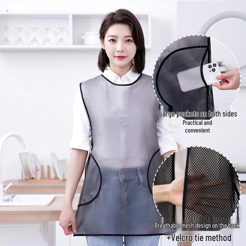 2025 Waterproof TPU Kitchen Apron for Home & Catering