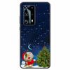 Christmas Phone Cases For Huawei P40 P20 Pro P40 P20 Lite P40 P20Case Black Silicone TPU Soft Cover Santa Claus TPU Bumper Funda