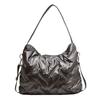 Versatile Quilted Crossbody Shoulder Bags Down Cotton Padded Large Capacity Handbags Solid Color Messenger Bag for Women Men