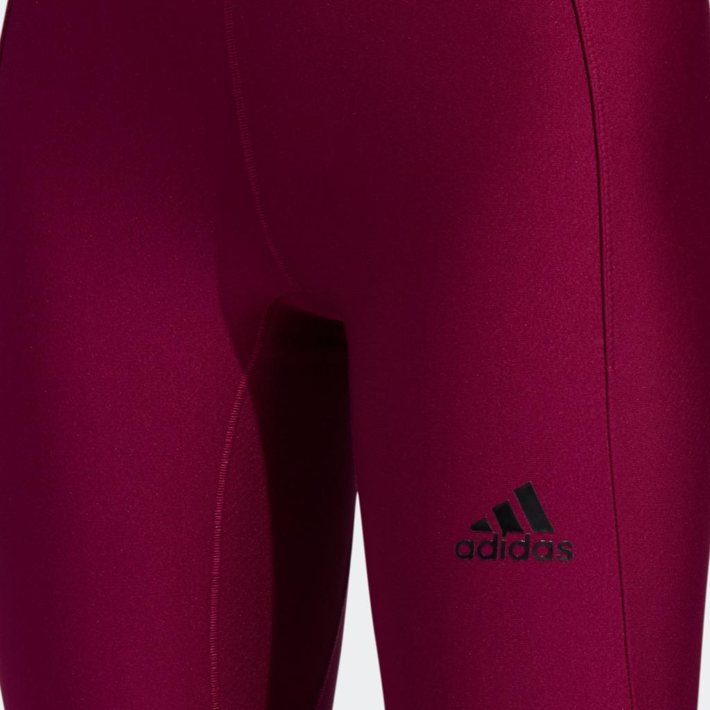 adidas Trainings-Sport-Leggings Damen Unterteile Weinrot FT7021