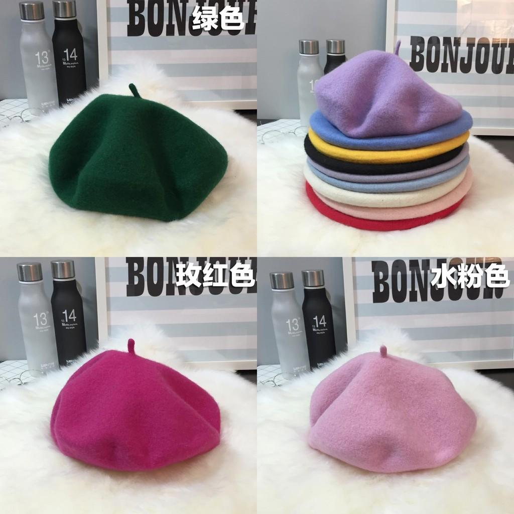 Sophisticated Wool Beret Hat For Women Elegant And Youthful Ideal For Travel And Outdoor Activities