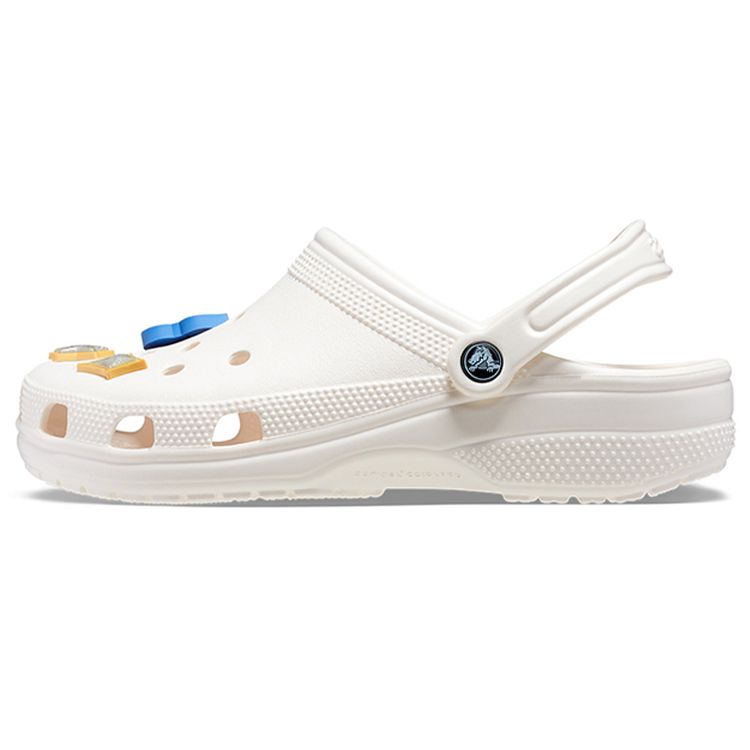 Crocs Honor Of Kings X  Classic Clog EVA Collaboration Sports Sandals Unisex Sandals White Blue 208177-90H