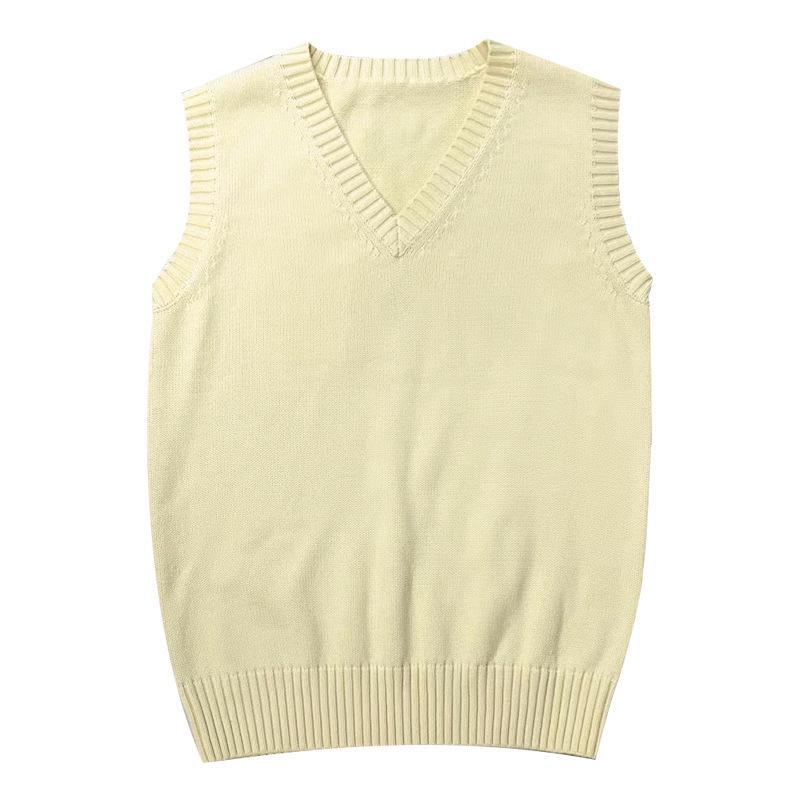 British College Style JK Uniform Vest, Japanese-Inspired Sweater