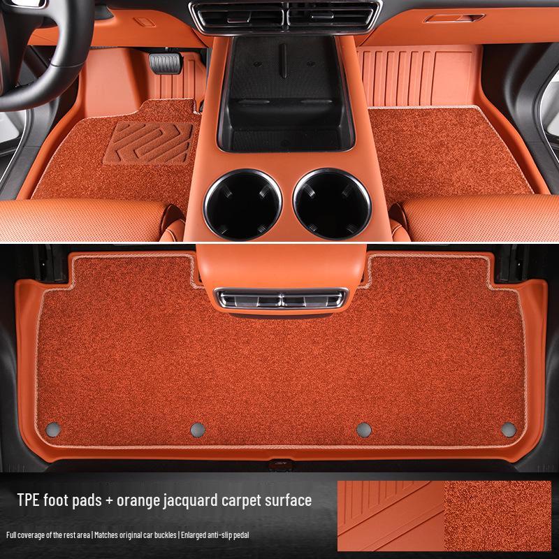 Full Coverage TPE Floor Mats for 2024 Li Auto L7 Car Accessories