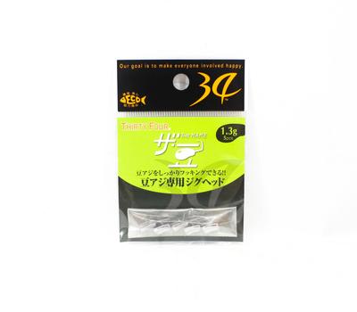 Thirty Four Jig Head The Mame 1.3 Grams 5 Per Pack (2180)