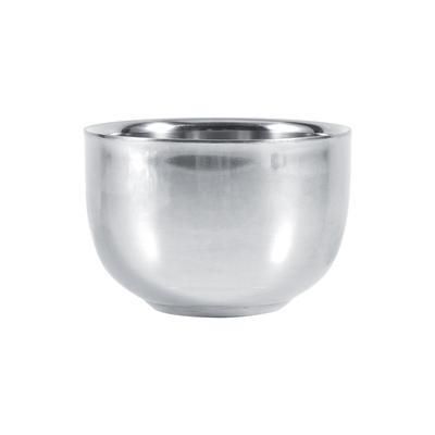 Durable Men's Stainless Steel Hairdressing Shaving Cream Soap Mug Bowl Cup Tool