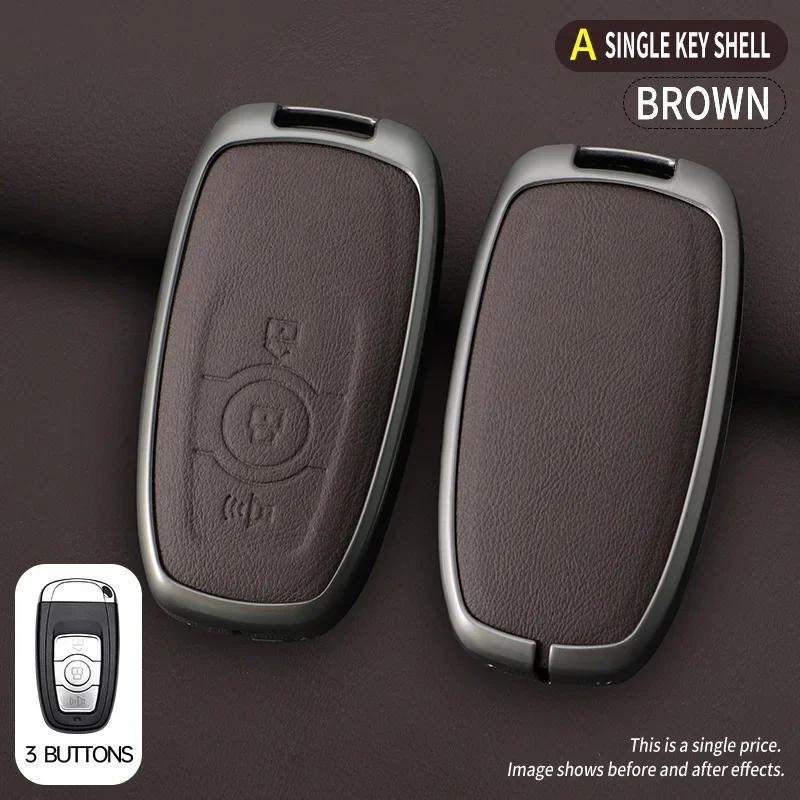 Zinc Alloy 3 Buttons Car Key Case Cover Shell Holder For Haval Jolion F7 H9 H6 H2 F7X F7H H8 H3 H4 H1 H5 H7 F5 M4 M6 H6-Coupe