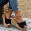 High-heel Platform Wedge Sandals for Women, New Style Leather Buckle Shoes, Summer Sandals