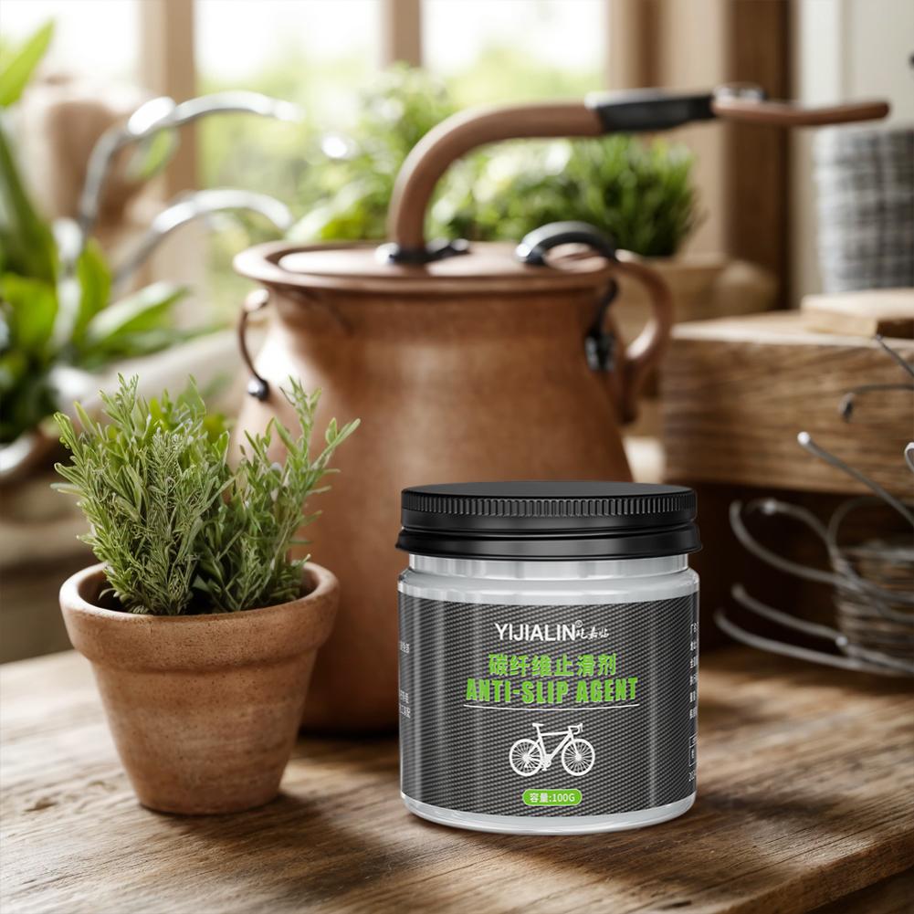 1-5pcs Carbon Fiber Bicycle Lube 100g Carbon Fiber Anti Slip Paste Multifunctional Bicycle Carbon Grease Bicycle Assembly Grease