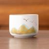 De'ou Xingguang Distant Mountain Ceramic Tea Tasting Cup