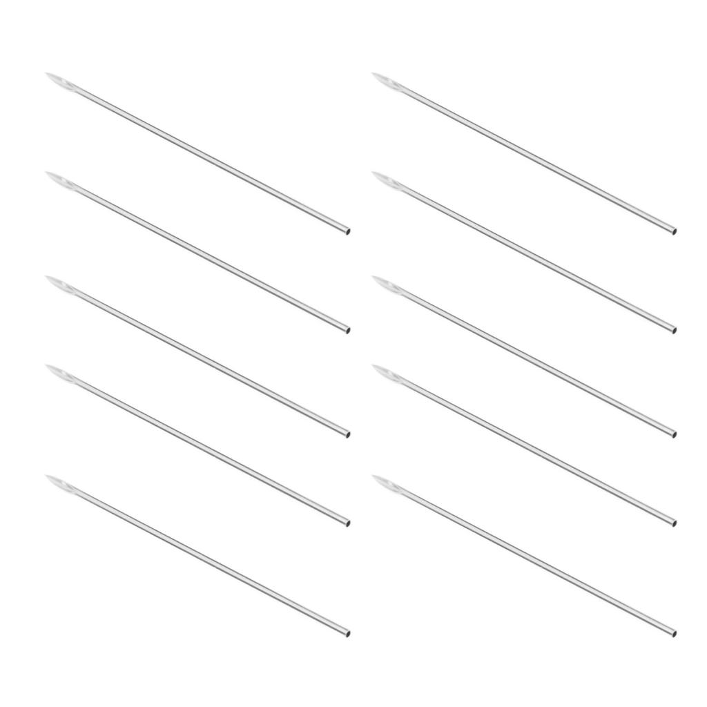 100 buc Ace pentru Body Piercing Dezinfectabile Oțel Inoxidabil 316 Ace de Piercing 16G 1.2MM