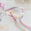 1pc/10yds 3mm Narrow Long Ribbon Bookmarks Hair Ties DIY Gift Wrapping Bowknot Satin Double-Sided Ribbon, Christmas Valentine Day