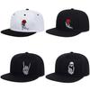 Finger Hagebutte Hip Hop Baseballkappe Mit Gesticktem Totenkopf-Design Für Männer Und Frauen