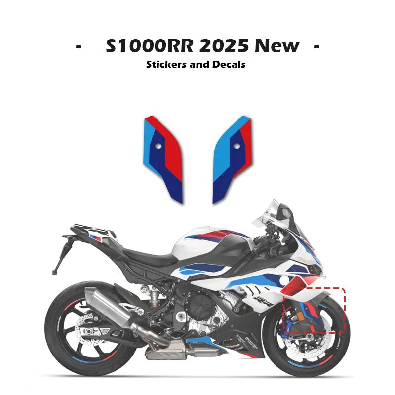 For BMW 2025 S1000RR Motorcycle Blue and White Design Fairing Shell Full Car Sticker Decal