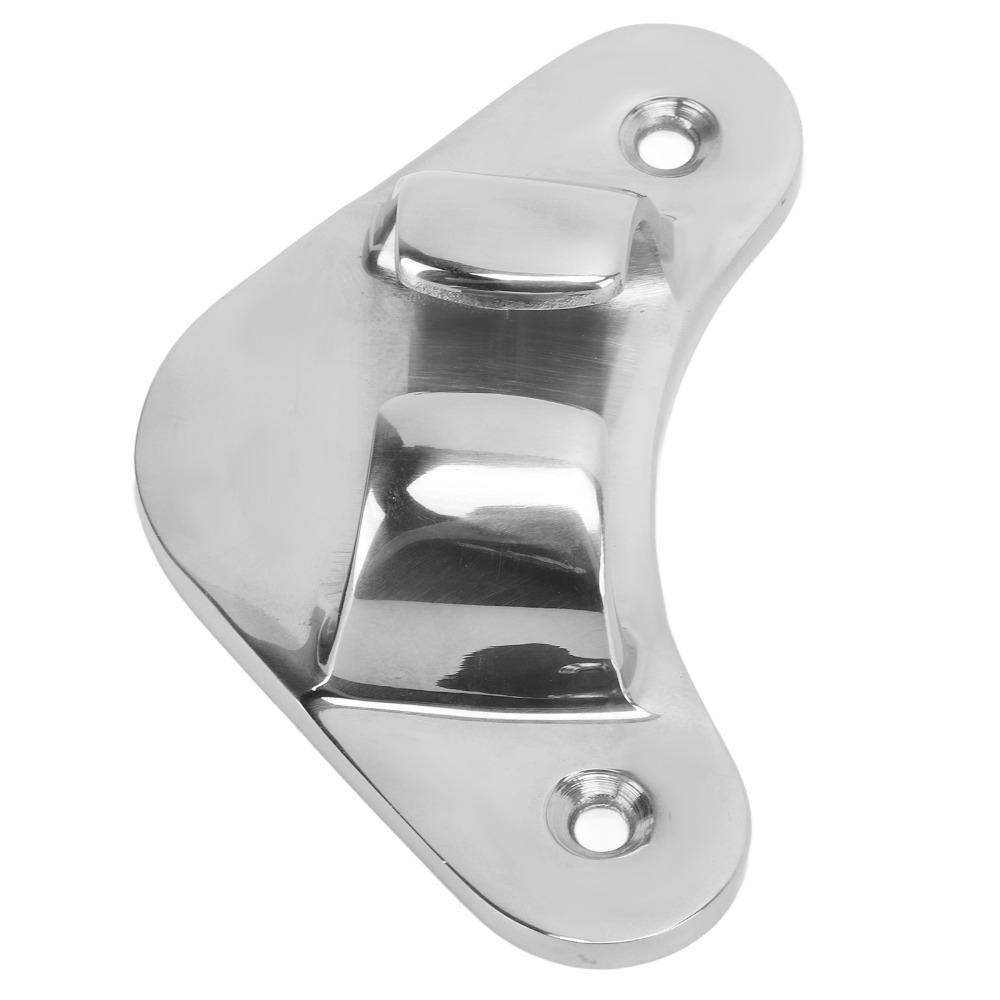 Corrosion Resistant Straight Bow Cleat Chock Finely Polished Boat Line Chock For Ship