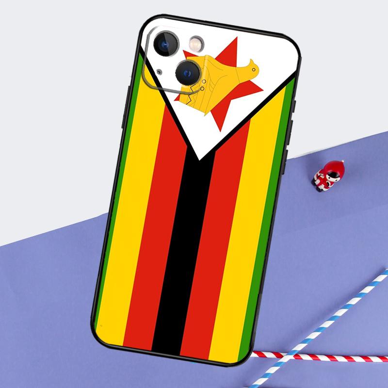 

Zimbabwe Flag Phone Case For iPhone 16 Pro Max 11 12 13 14 15 Pro Max Mini XR 16 15 Plus 16e Cover Shell iPhone 16