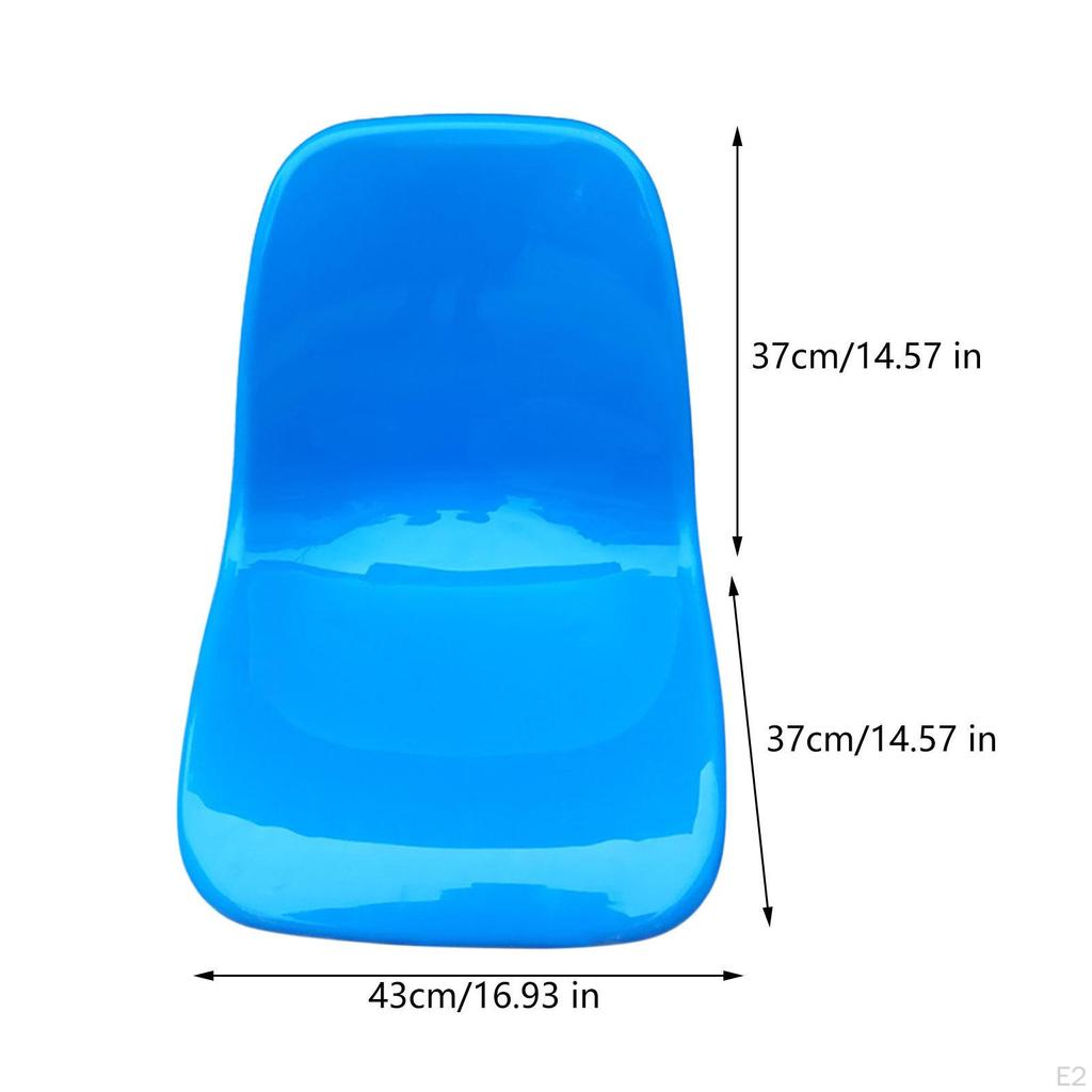 Molded Bucket Seat Plastic Cafes Easy to Install Replacement Restaurants Commercial Meal