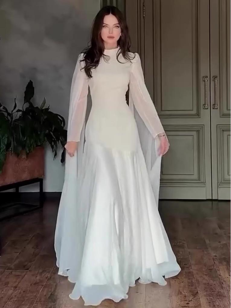 Elegant Autumn Fashion Dress 2025: Long Sleeve, European & American Style for Women