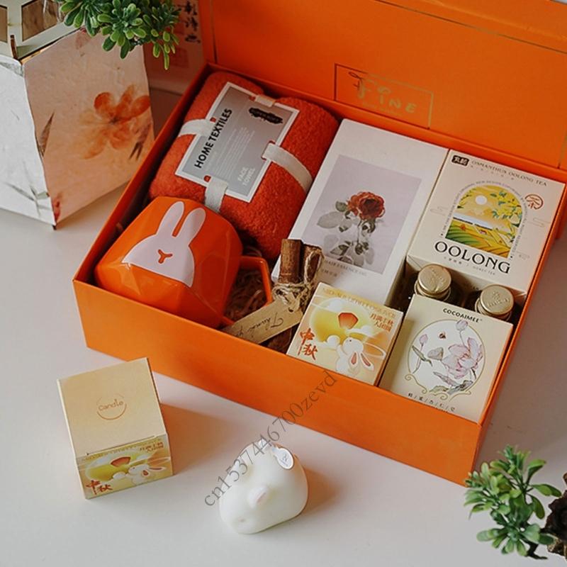 Festives Rabbit Scented For Middle Autumn Home Decors Soybean Wax Blend Holiday Fragrances Accessories Gift P9YB