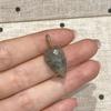 3 Stück, Natürlicher Stein Herz Facettierter Anhänger 12x30mm Vergoldete Strass-Öse Charme Für DIY Halskette Schmuckherstellung