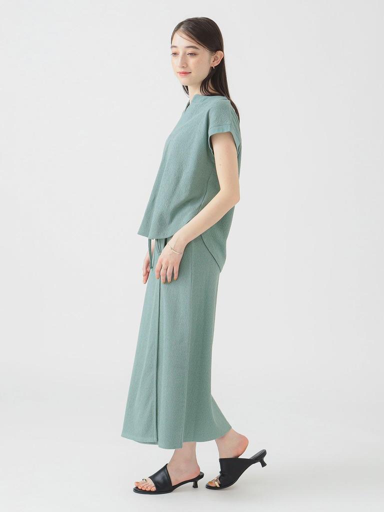B:MING LIFE STORE by BEAMS Women's Slub Terry Dress Set (Size S-M) in GREYISH_BLUE