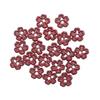 20Pcs 4mm Mini Buttons Flower Shape Metal Buckle Doll Clothes Buckles  DIY Sewing Material Dolls Clothing Accessorie