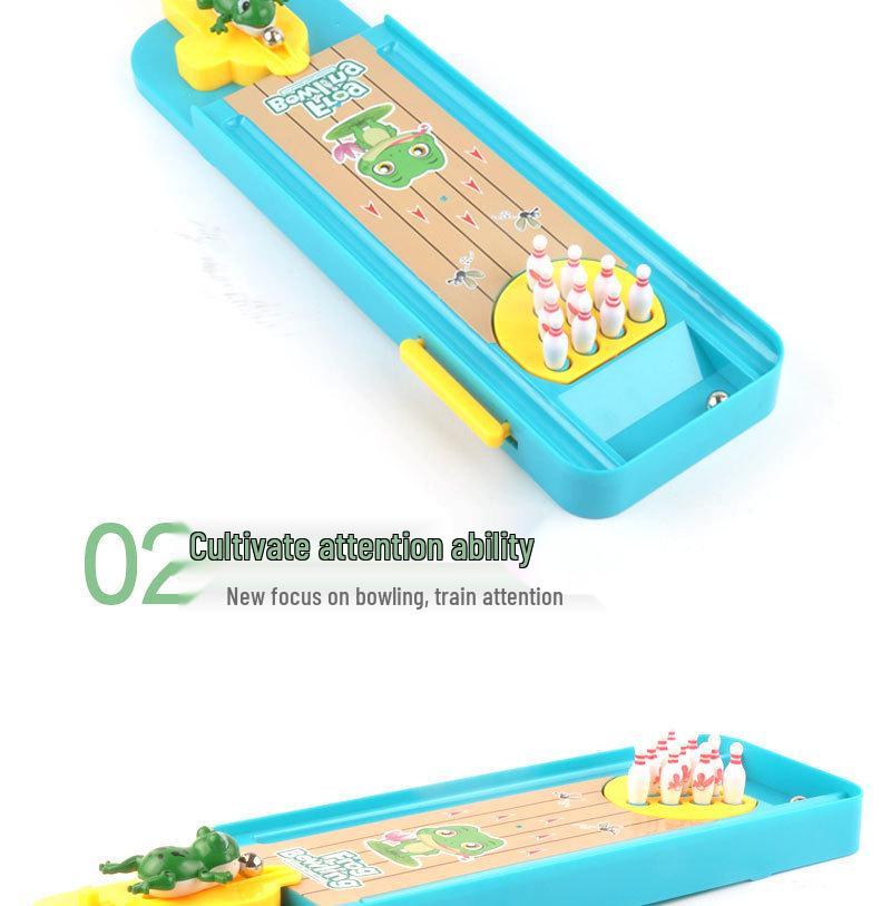 Mini Frog Bowling Marble Catapult Educational Toy for Kids