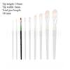 Nylon Hair Oil Painting Brushes Art Painting Tools Students Outdoor Sketching Watercolor/ Acrylic Paint Brushes Art Supplies