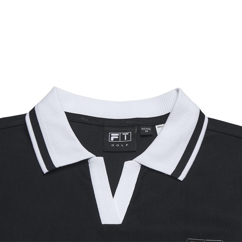Fila Simple Polo Shirt With A Collar Women Tops A11W635110FBK