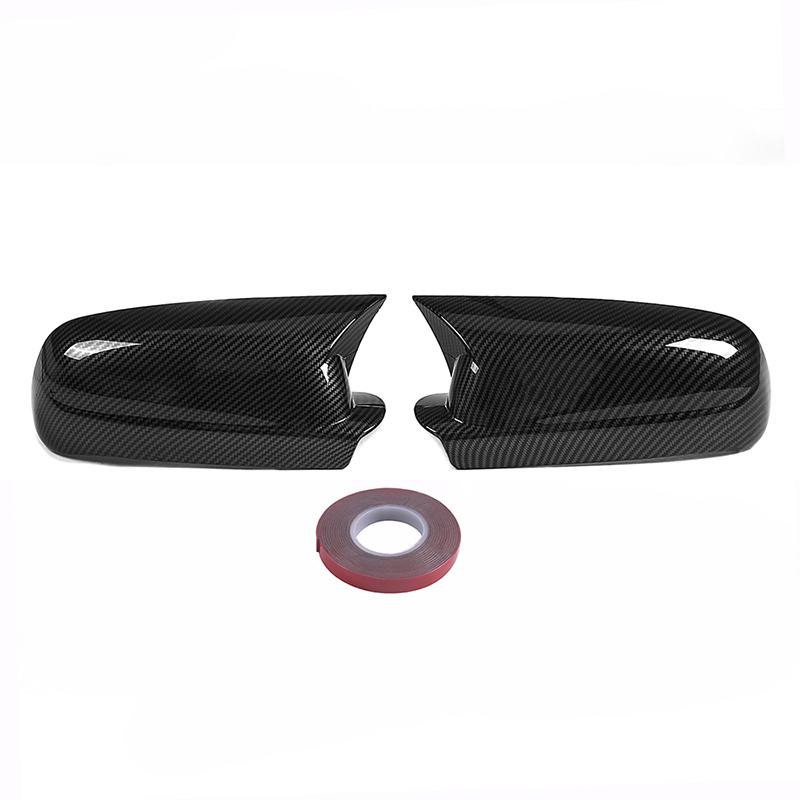 Rhyming Rearview Mirror Cover Wing Mirror Housing Caps Horn Fit For VW Golf 4 MK4 GTI R 1997-2004 Bora Jetta Passat B5