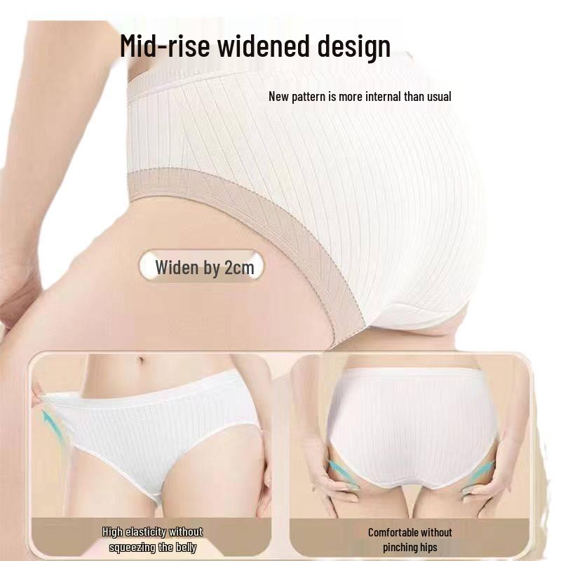 Damen Einweg Baumwollunterhosen: Reisefreundlich, Schwangerschaft, Wochenbett und täglicher Gebrauch