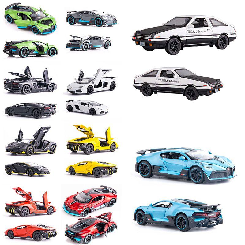 Exquisites 132 Diecast-Legierungs-Automodell Perfekter Sportwagen Bugatti Ae86 Lamborghini