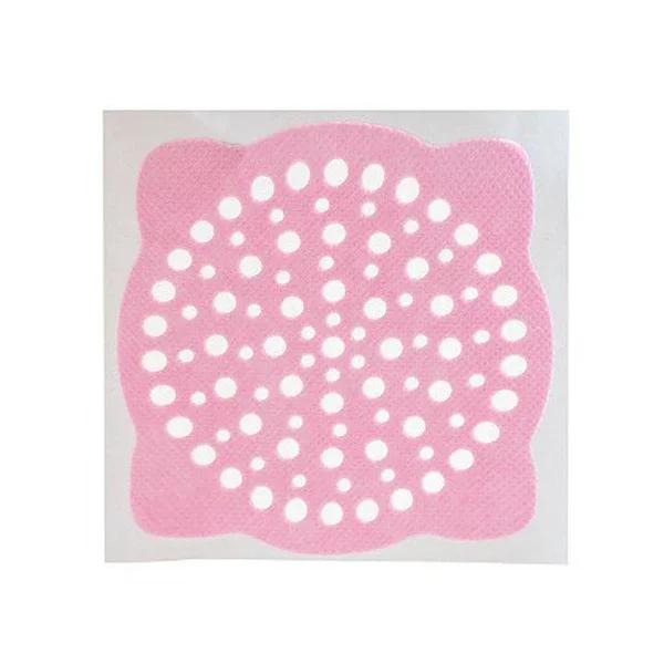 30PCS Shower Drain Hair Catcher Self-Adhesive Floor Drain Stickers Disposable Mesh Sink Strainer Filter For Bathroom kitchen