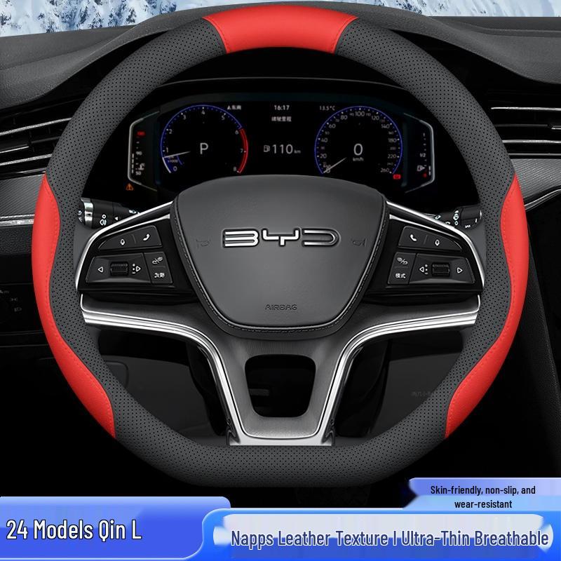 Anti-Slip Steering Wheel Cover for 2024/25 BYD Qin L DMI