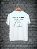T-Shirt White Cotton 100% Graphic I Did Well Today