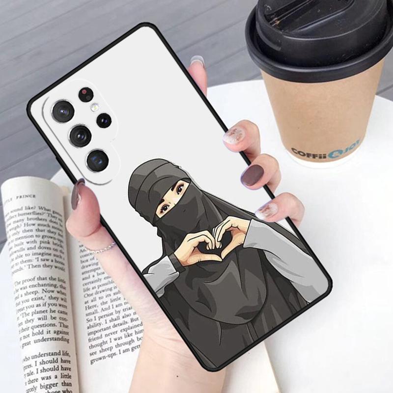 

Hijab Face Muslim Islamic phone case Cover For Samsung Galaxy S24 S25 Ultra S21 S22 Ultra S10E Note 10 Plus Note 20 FE S23 Note10 Pro(Plus)