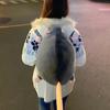 Cartoon Haustier schicke Ratte Plüsch Rucksack für Damen und Herren mit geräumigem Stauraum für den täglichen Gebrauch