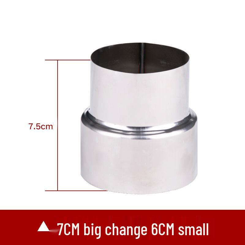 

Газовый водонагреватель Соединитель редукционный дымохода из нержавеющей стали, 6 см к 5 см