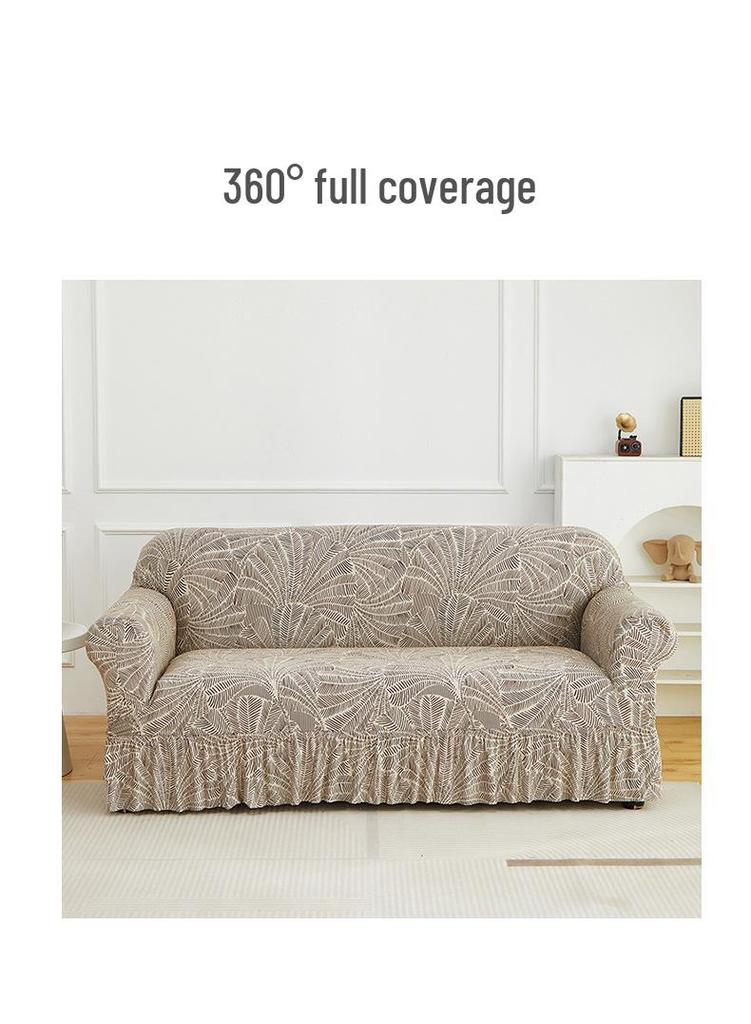 Four Seasons Non-Slip Stain-Proof Printed Sofa Cover for Living Room