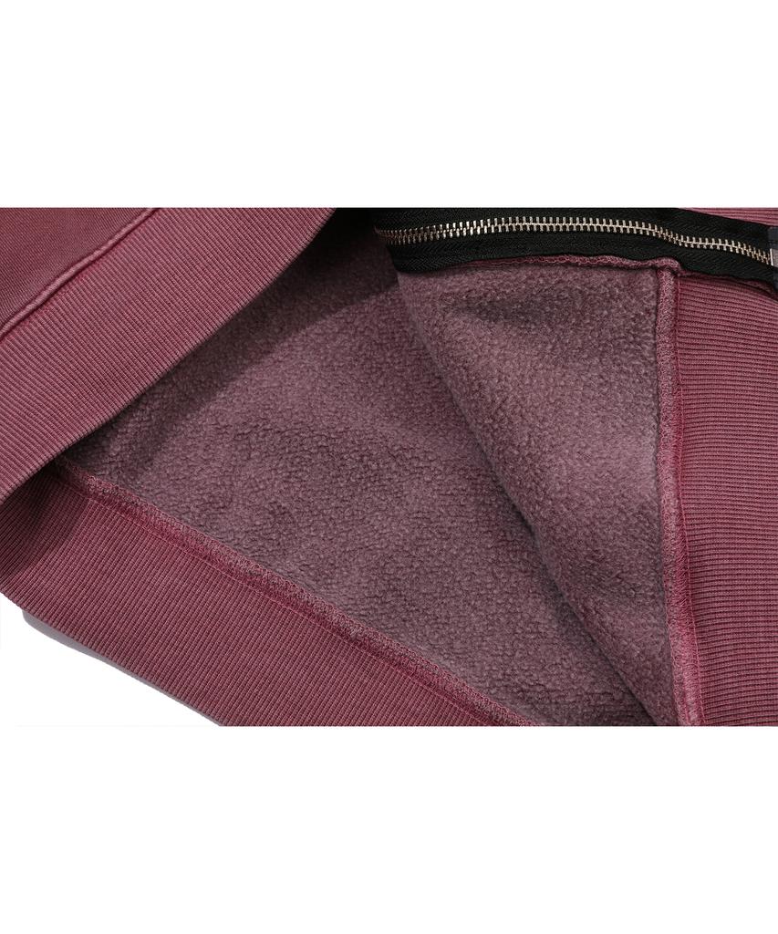 Cpgn Studio [2-Way] Skirt Sleeve Pigment Hooded Zip-Up Dusty Pink