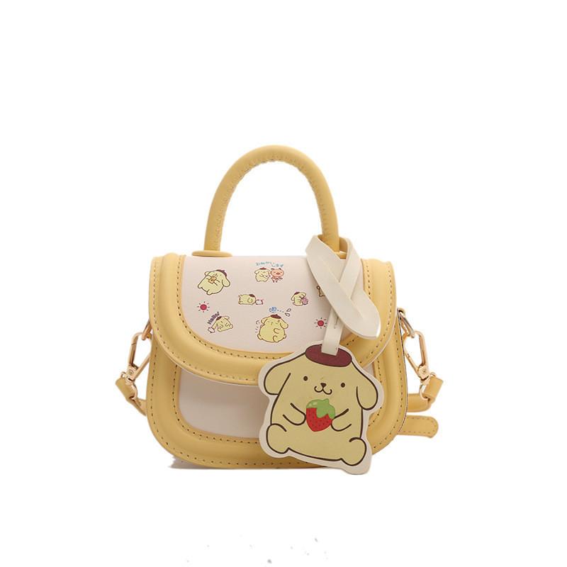 Mini Cartoon Princess Handbag For Girls Stylish Cute Lightweight And Waterproof Pu Material