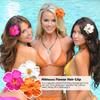 3pcs Hawaiian Flower Hair Clips Plumeria Hibiscus Hair Clip  Artificial Tropical Flower Clips for Bridal Wedding Luau Vacation