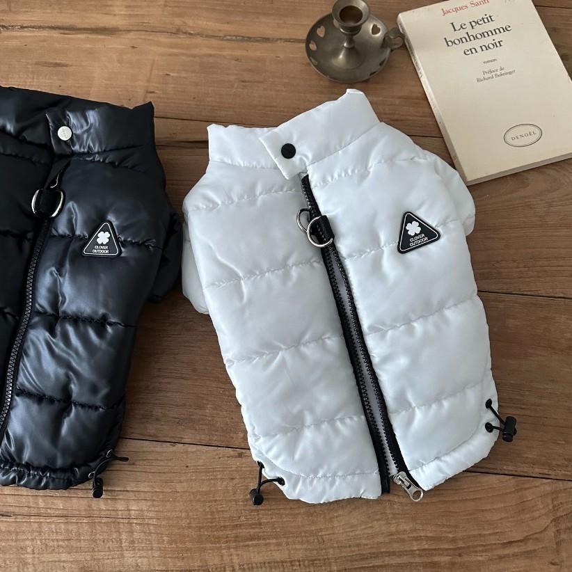 Winter Dog Puffer Jacket Minimal Warm